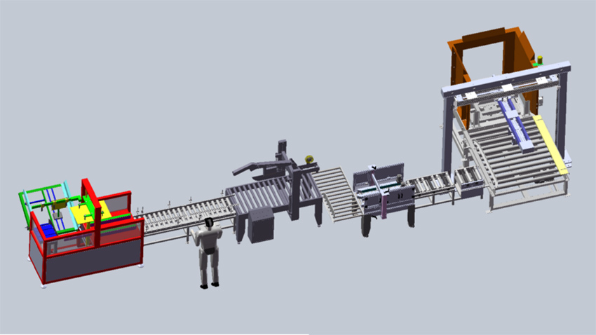 創(chuàng)精銳無(wú)人化包裝流水線解決方案